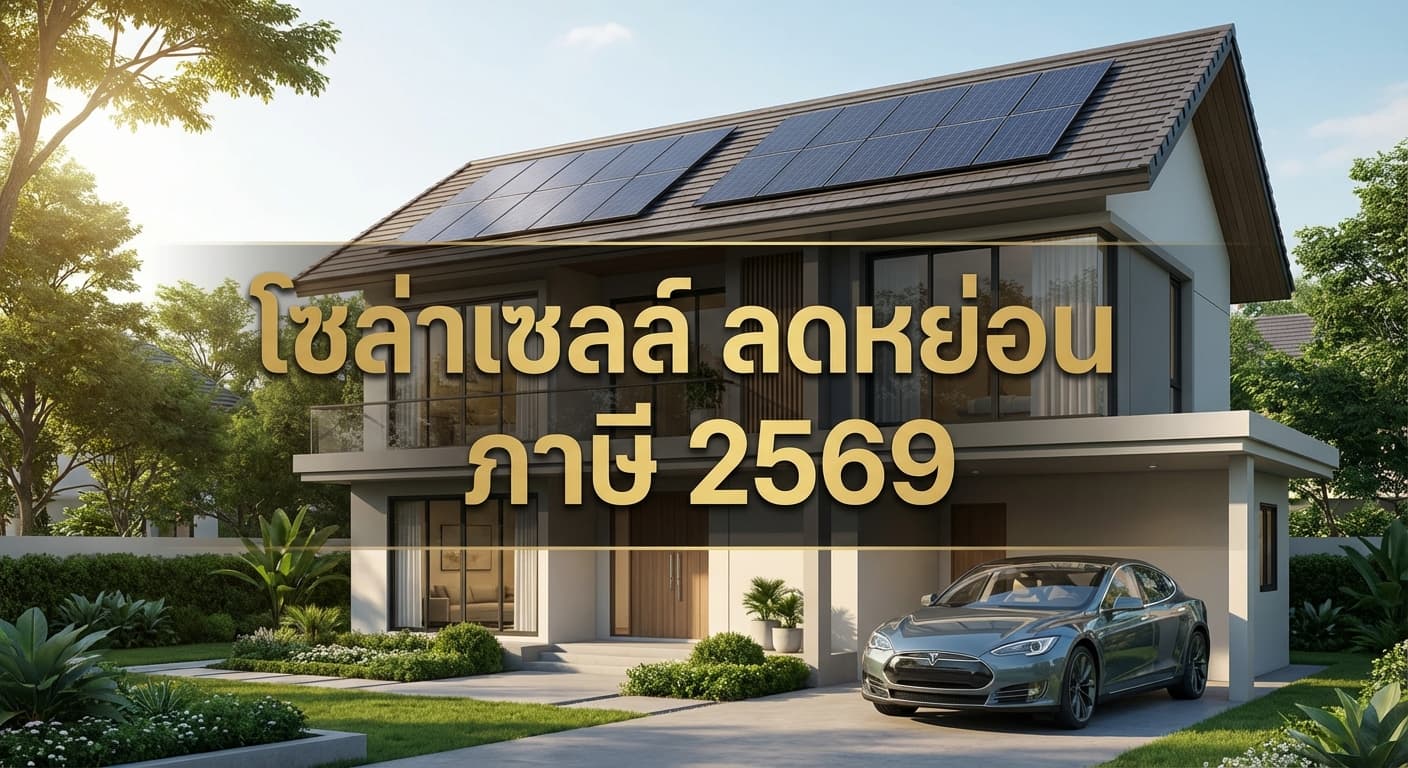 โซล่าเซลล์ ลดหย่อน ภาษี 2569 ติดตั้งกับ เอนีเทค กรุงเทพฯ คุ้มค่า ประหยัดไฟตัวจริง